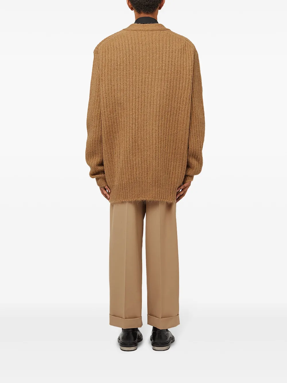 Jil Sander Wollen vest Bruin