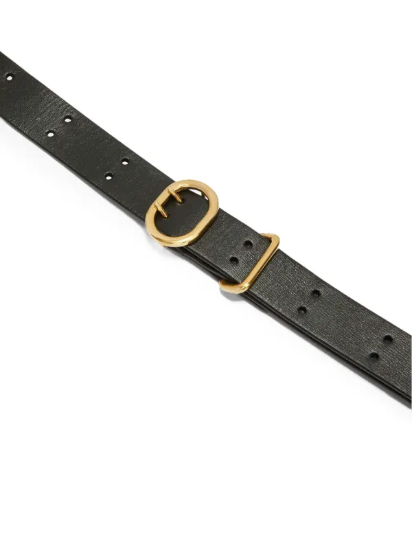 関税送料込★Jil Sander ブラック Cannolo ベルト Cannolo leather belt in black - Jil Sander | Mytheresa