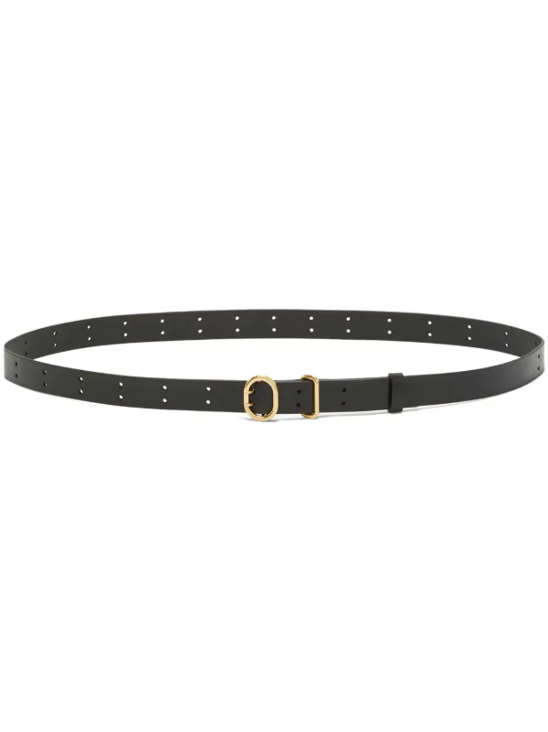 関税送料込★Jil Sander ブラック Cannolo ベルト Cannolo leather belt in black - Jil Sander | Mytheresa