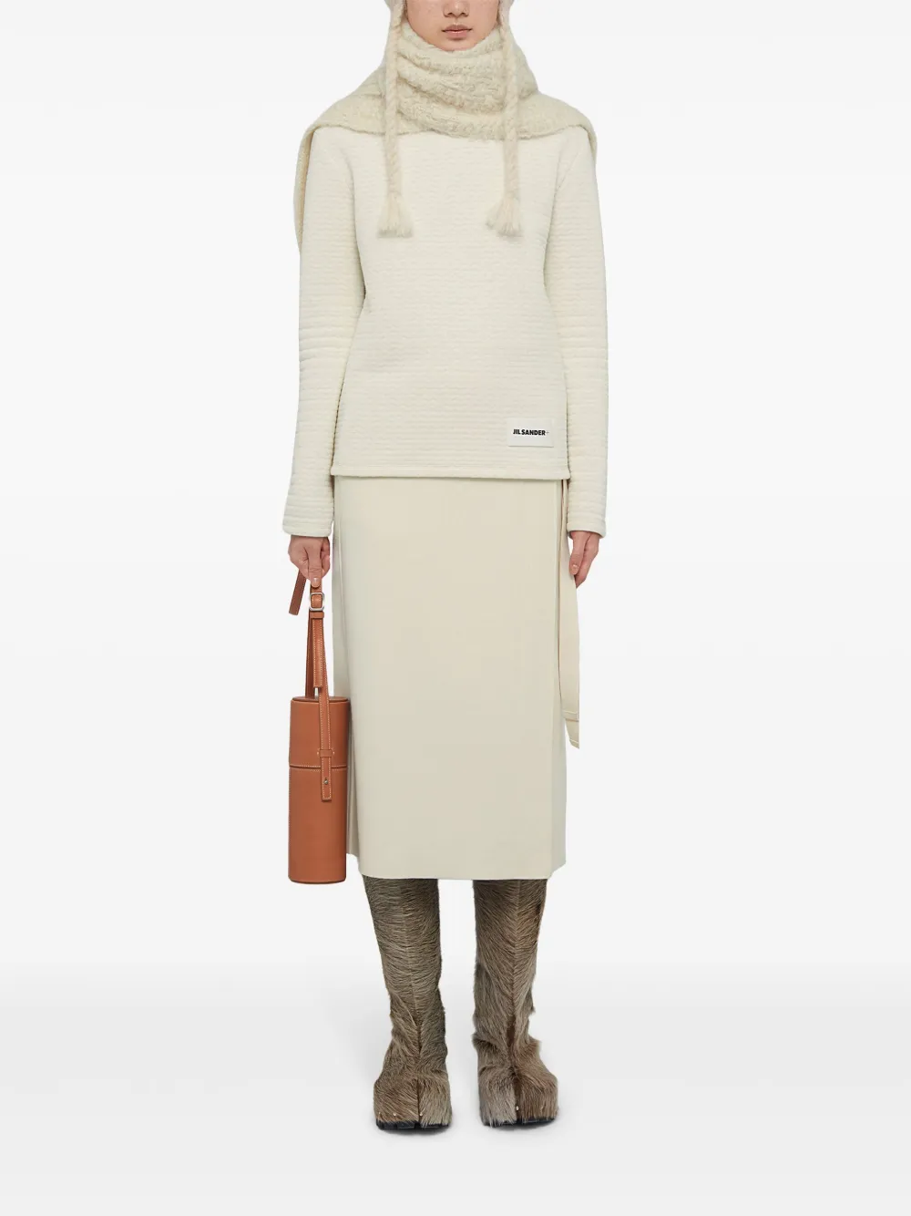 Jil Sander top texturizado con cuello de tortuga | Playeras y jerséis | Image 2