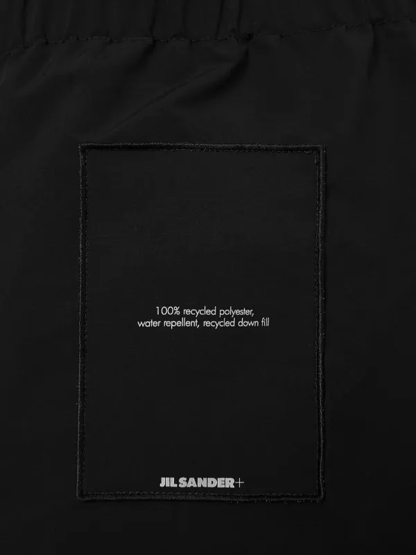 Jil Sander キルティング ダウンジャケット | ブラック