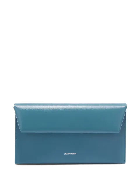 Jil Sander logo-stamp leather wallet
