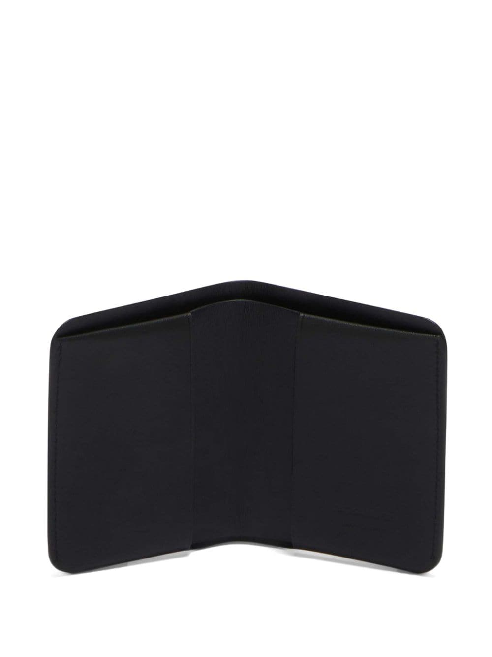 Jil Sander logo-debossed leather wallet - Zwart