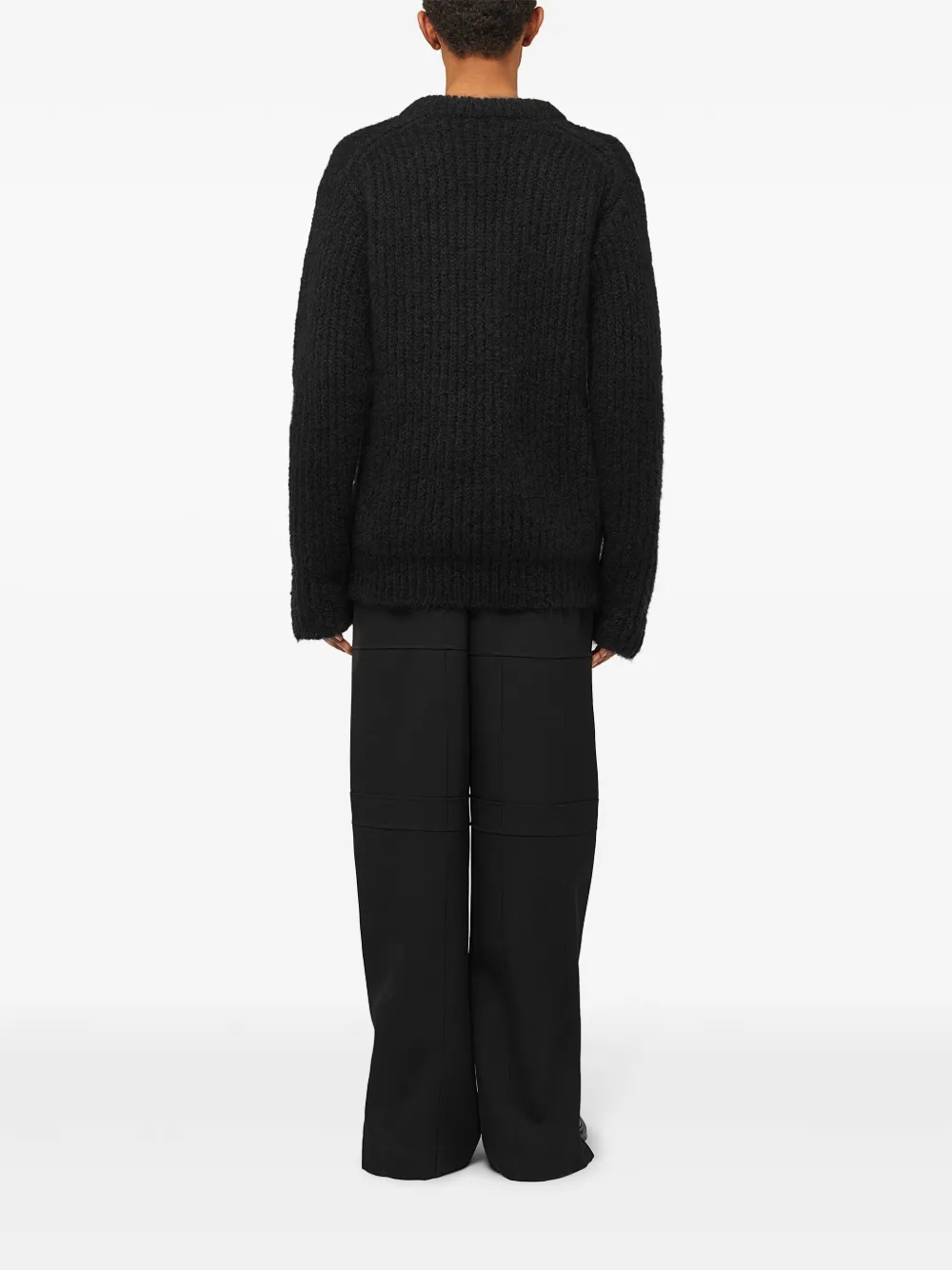 Jil Sander Wollen broek Zwart