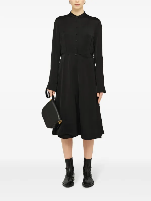 Jil Sander ボタン シャツドレス | ブラック | FARFETCH JP