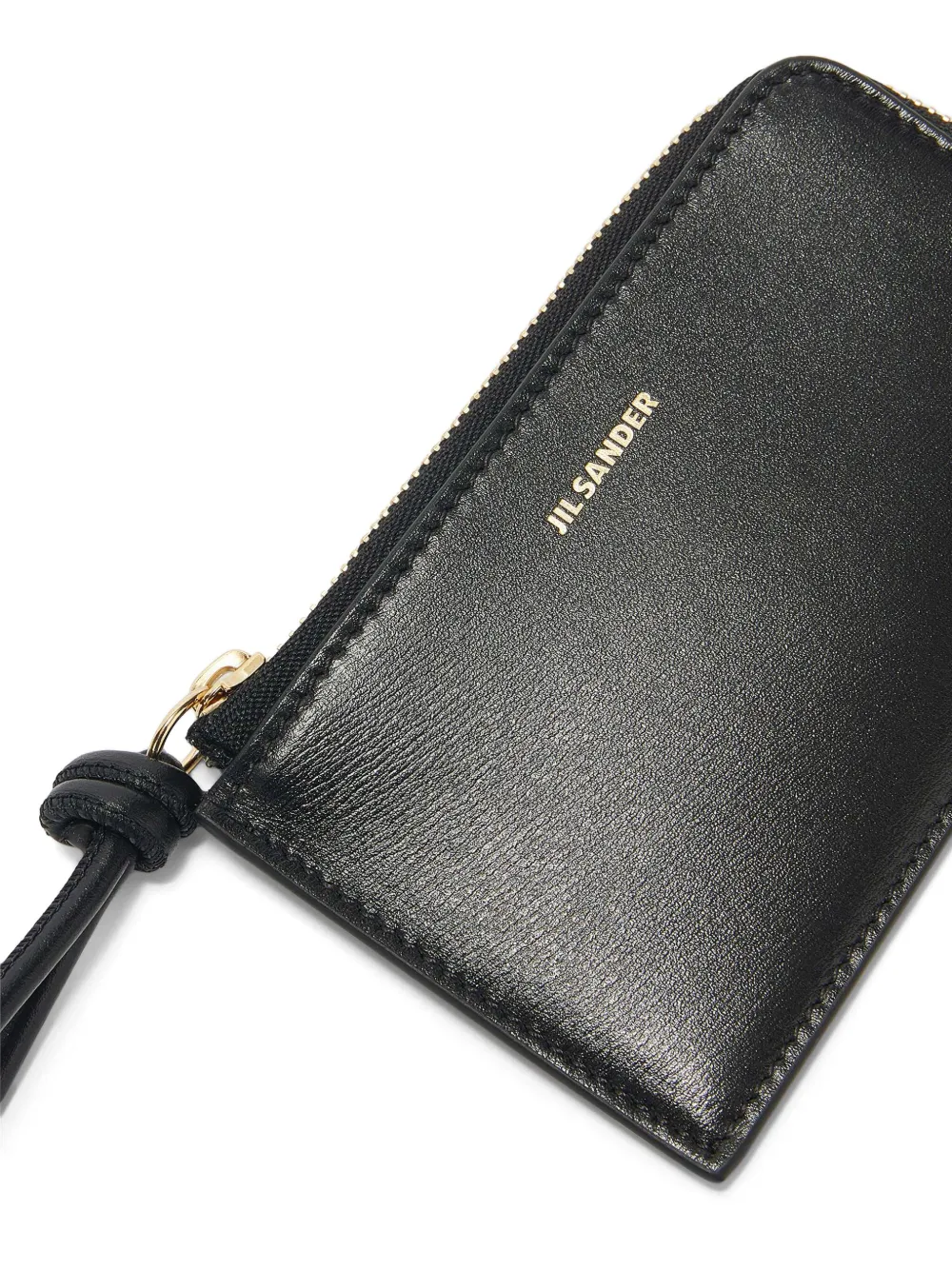 JIL SANDER ブラックレザー ケース、キーケース JIL SANDER ブラックレザー コインケース、キーケース
