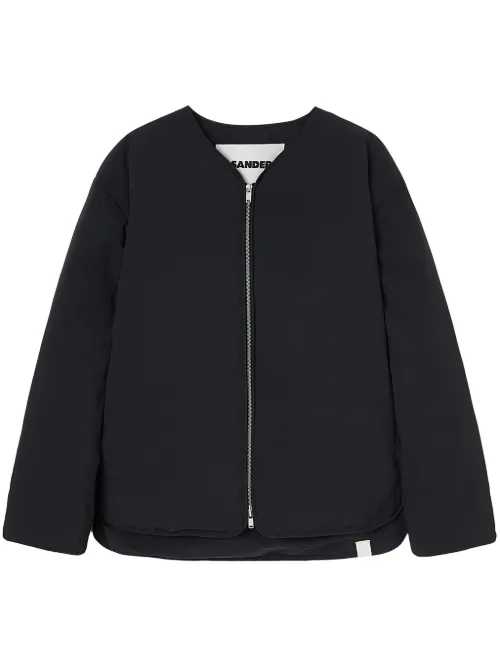 Jil Sander doudoune zippée - Noir - Jil Sander - Modalova