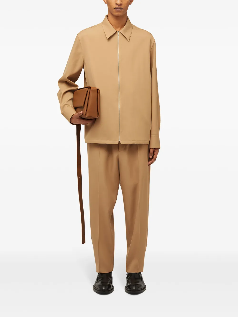 Jil Sander Folded small leather shoulder bag | Image 2