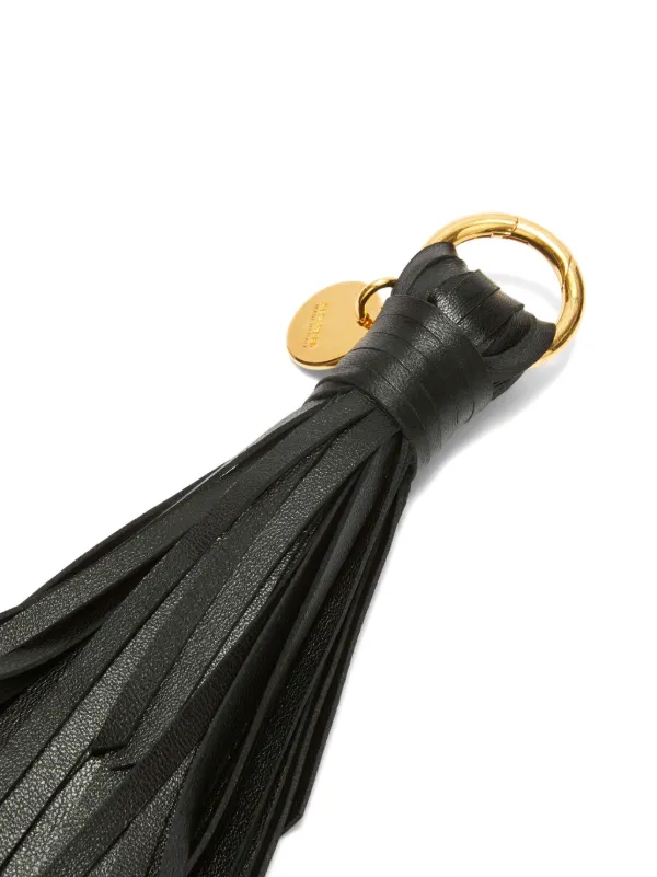 Jil Sander ロゴチャーム キーホルダー | ブラック | FARFETCH JP
