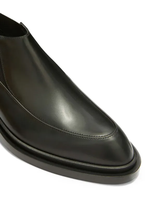 ◆Jil Sander◆レザーアンクルブーツ 35mm Jil Sander レザー アンクルブーツ | ブラック | FARFETCH JP