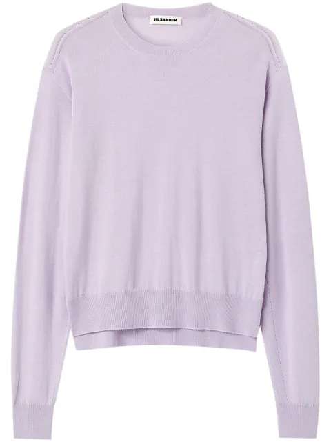 Jil Sander crew-neck fine-knit jumper