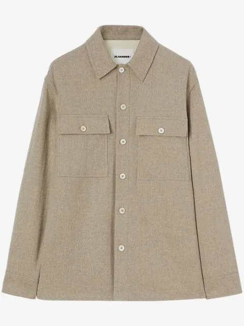 Jil Sander chemise en flanelle à manches longues