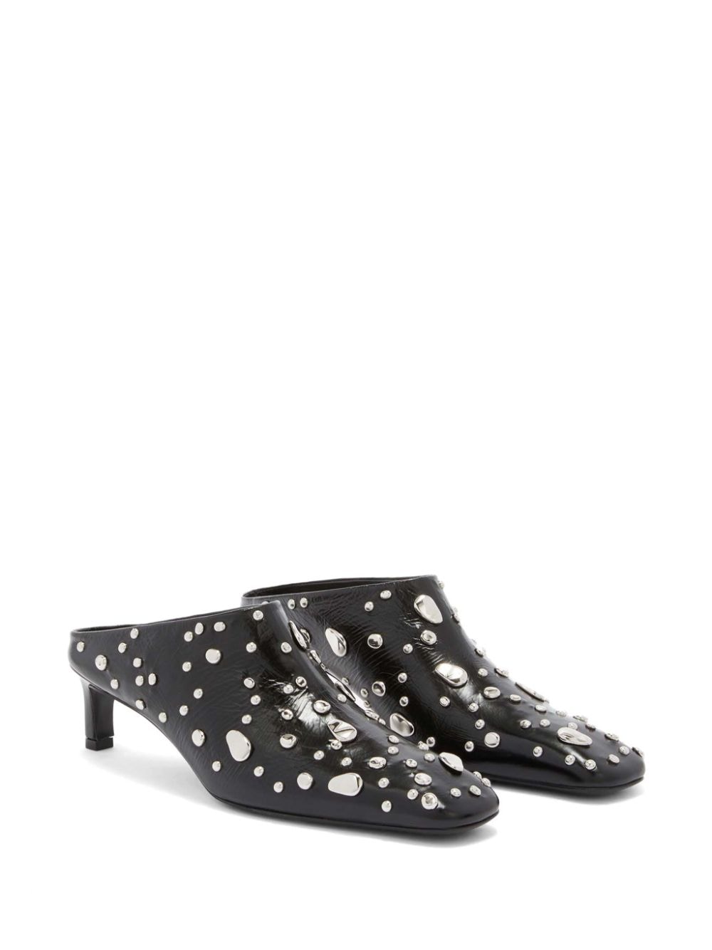 Jil Sander 45mm rivet-detail leather mules Black