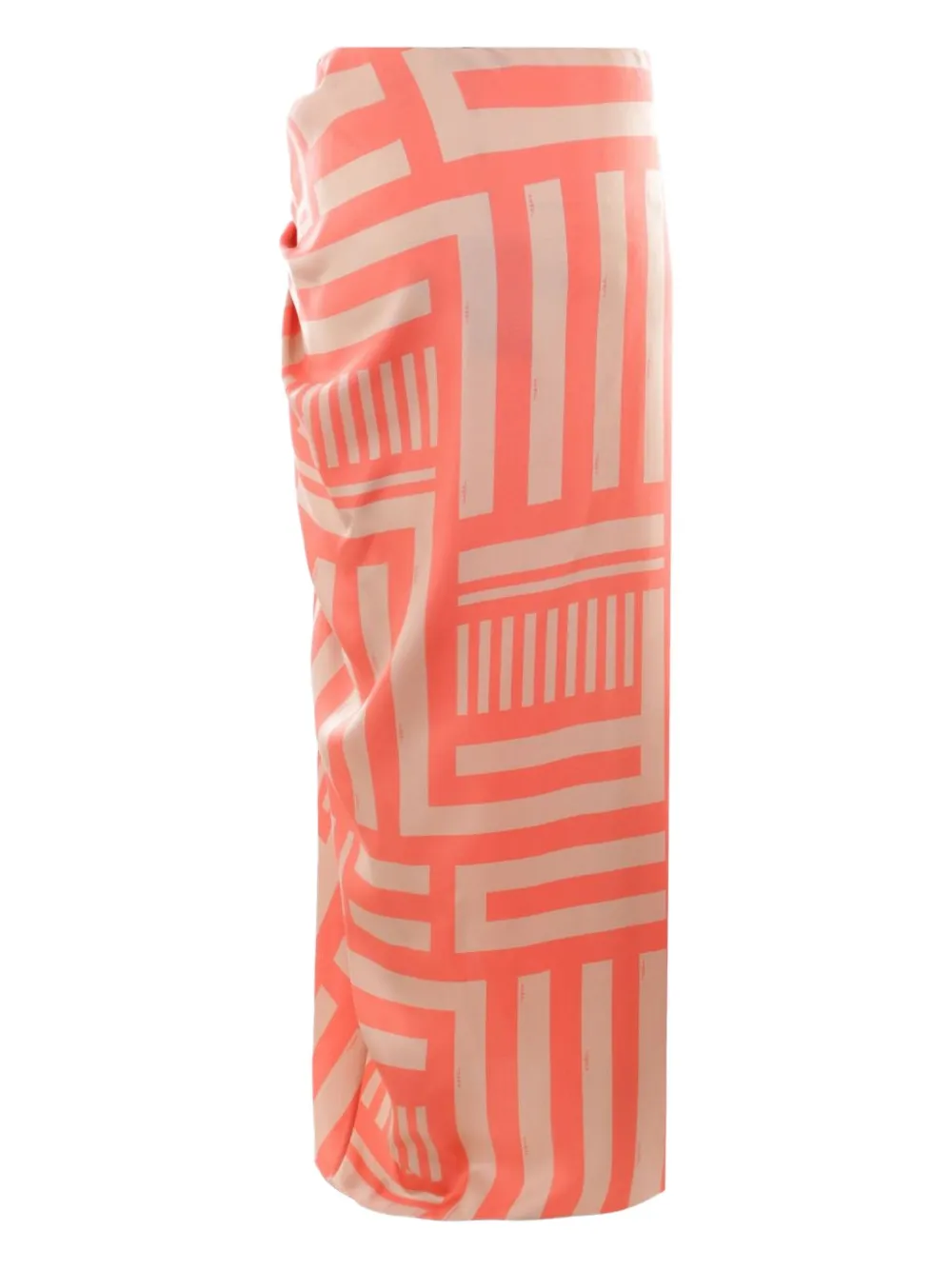 FENDI Labyrinth knotted full silk skirt | Asymmetric & Draped Skirts | Image 2