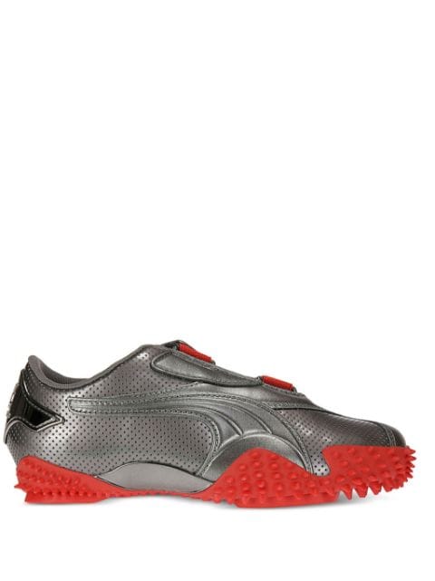 Ottolinger x Ottolinger Mostro Lo "Aged Silver/Puma Red" sneakers
