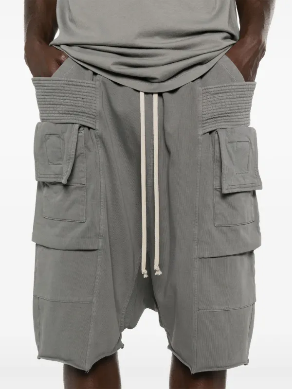 Rick Owens DRKSHDW Pods Cargo Shorts - Made In Japan 12oz