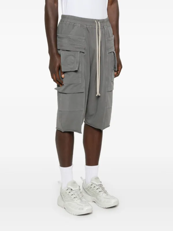 Rick Owens DRKSHDW Creatch Cargo Shorts | Grey | FARFETCH