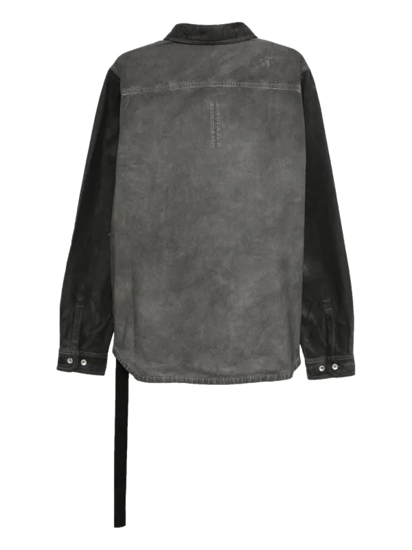 Rick Owens DRKSHDW Splintered Shirt | Grey | FARFETCH