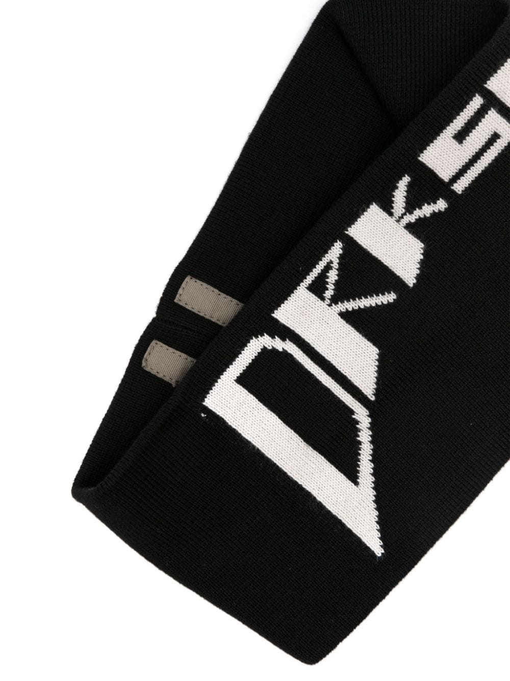 Rick Owens DRKSHDW Haarband met logo-jacquard - Zwart