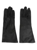 Rick Owens leather gloves - Black