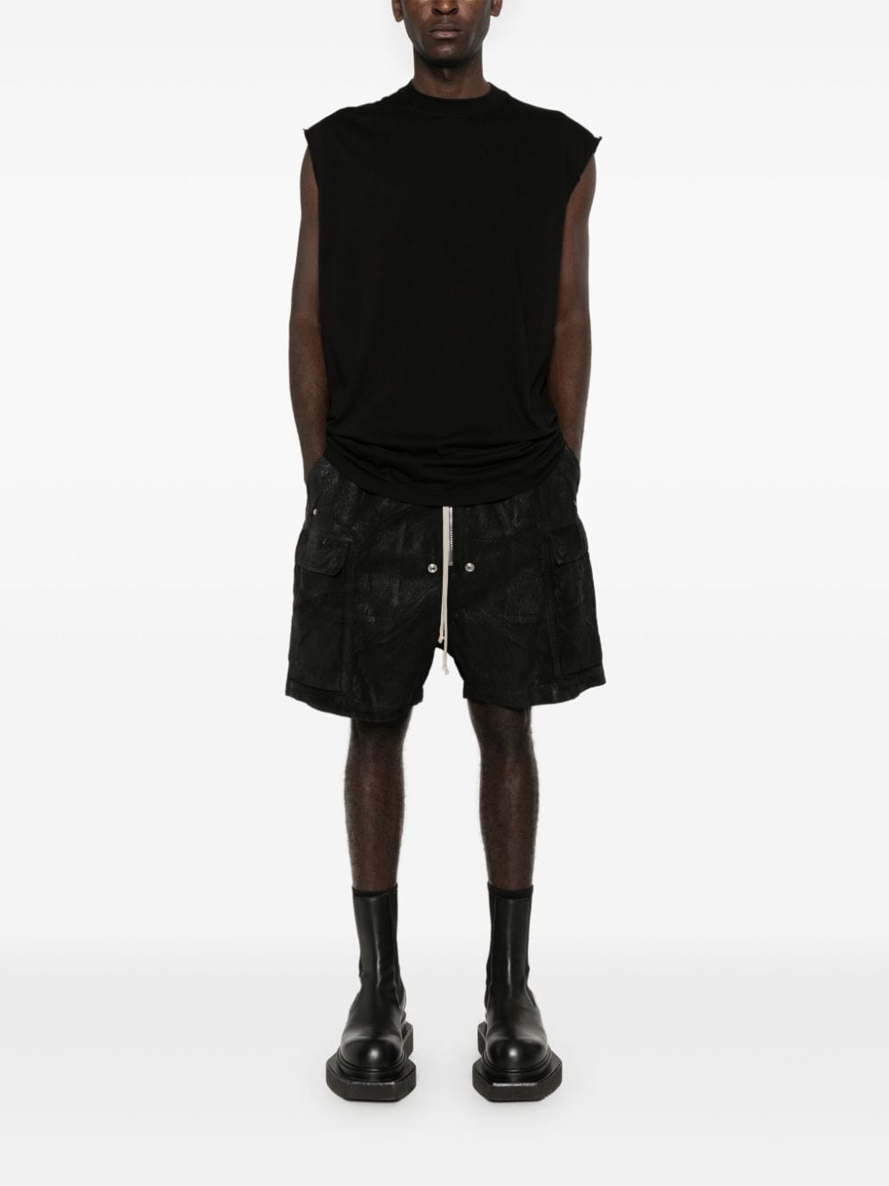 Rick Owens DRKSHDW Tarp T-shirt - Zwart