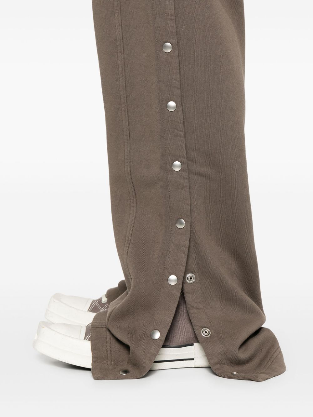 Shop Rick Owens Drkshdw Pusher Track Pants In Brown