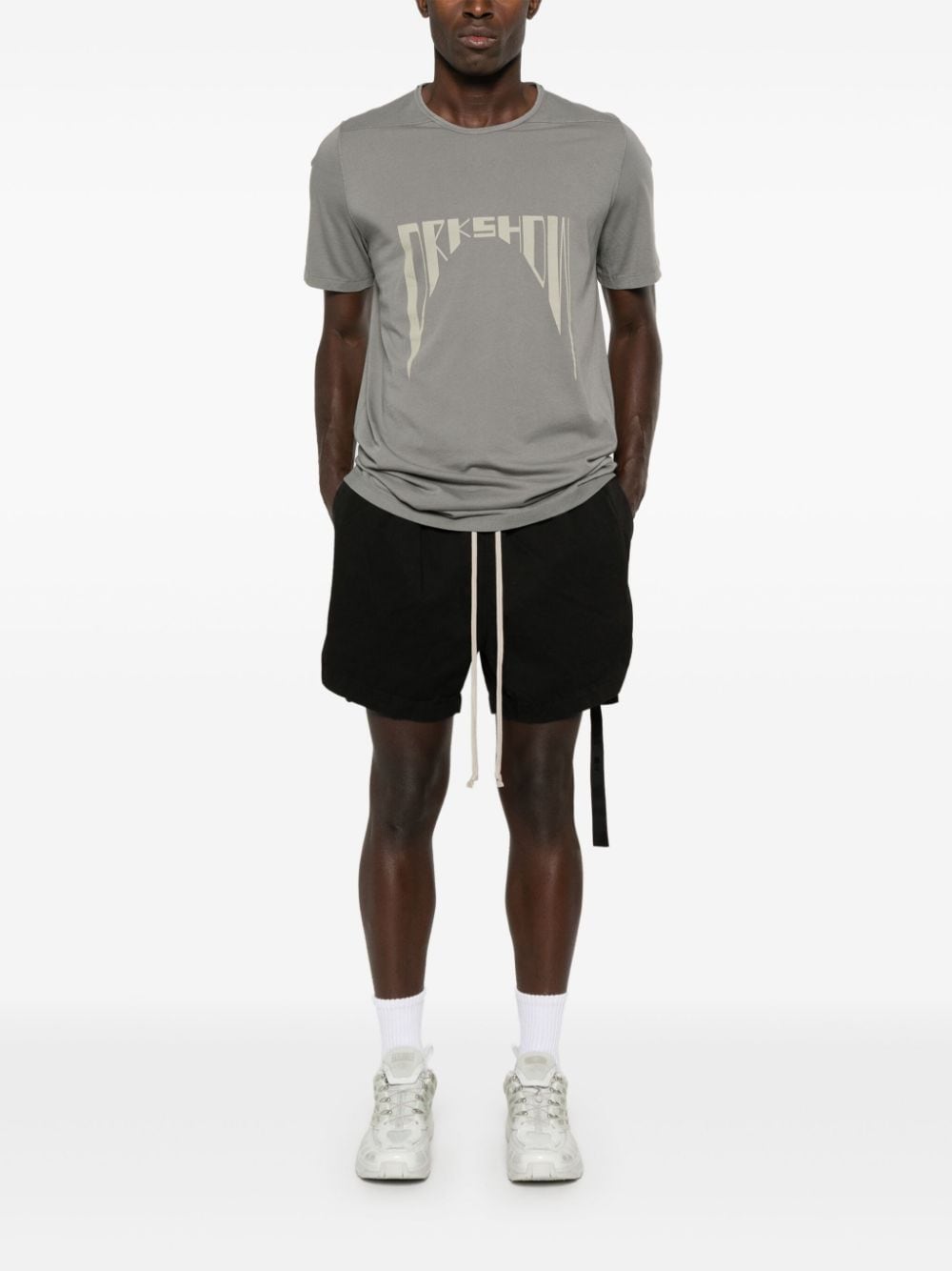 Rick Owens DRKSHDW T-shirt met print - Grijs