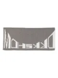 Rick Owens DRKSHDW logo-jacquard headband - Grey