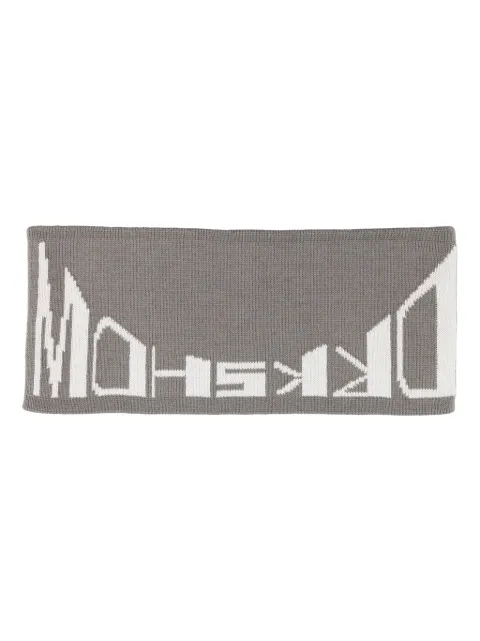 Rick Owens DRKSHDW logo-jacquard headband