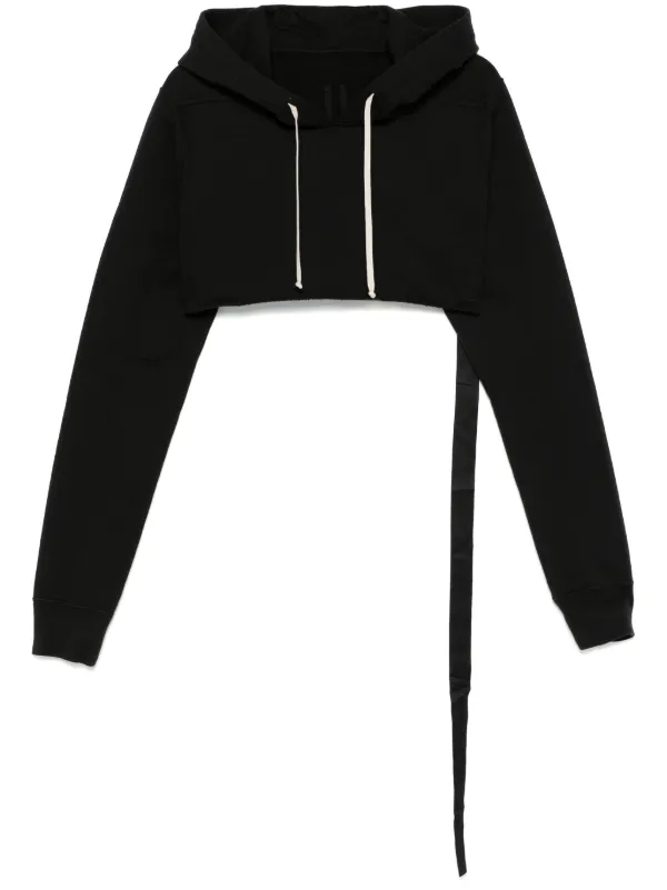 Rick Owens DRKSHDW クロップド パーカー | ブラック | FARFETCH JP