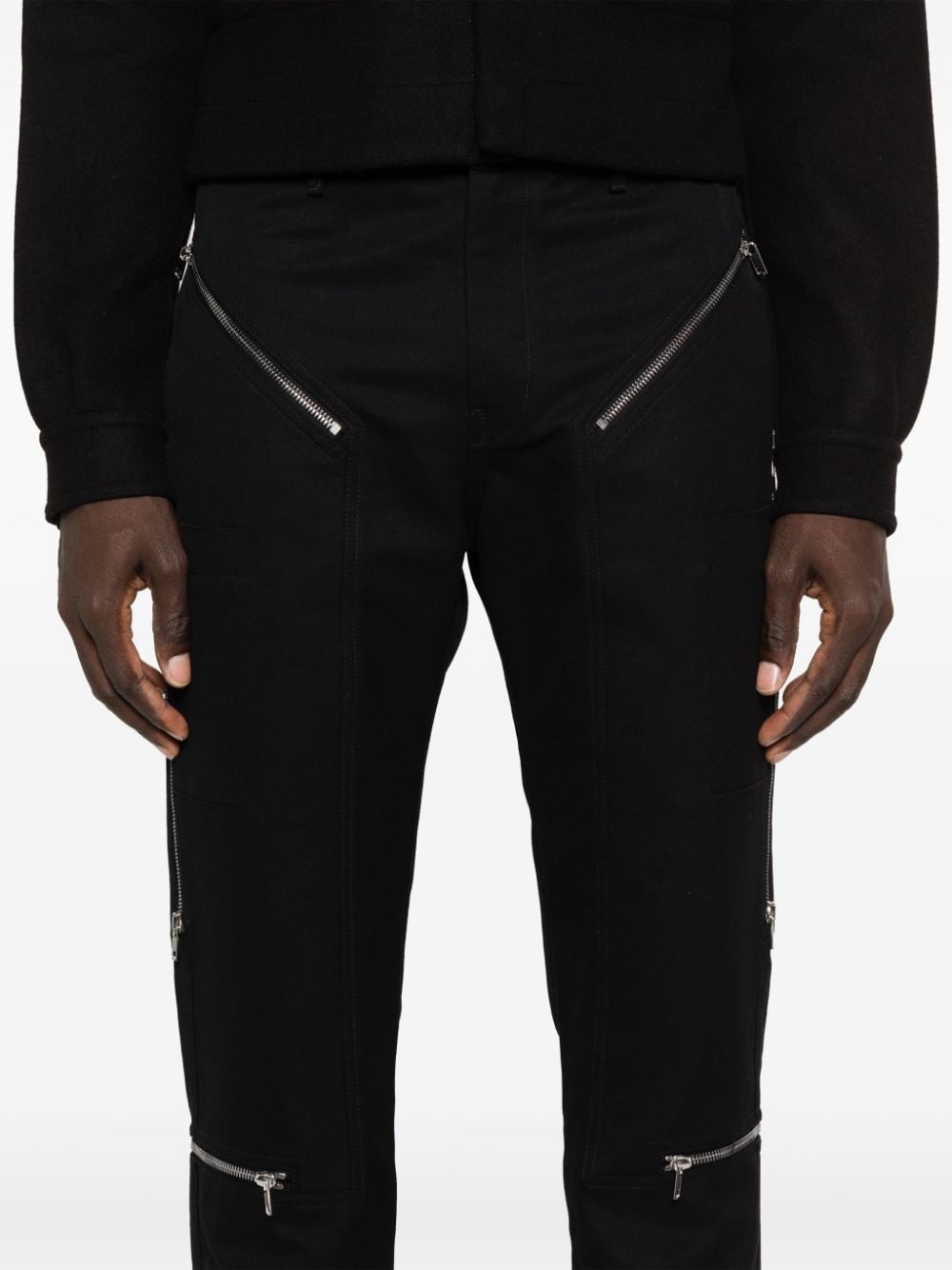 Shop Rick Owens Headon Utility Trousers In Black