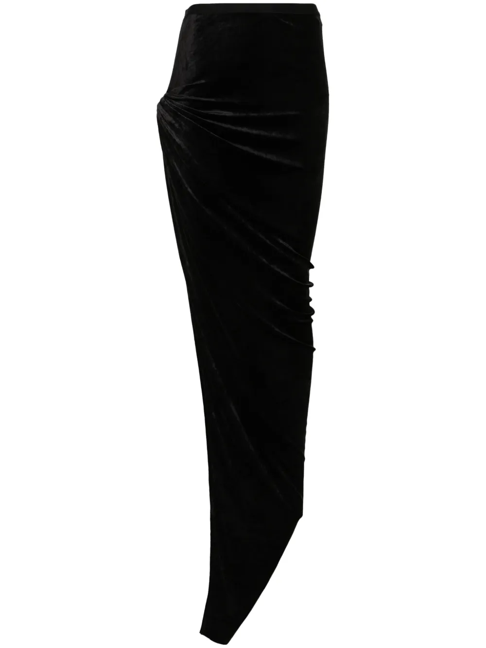 Rick Owens Lilies Gonna lunga Twist EDFU - Nero