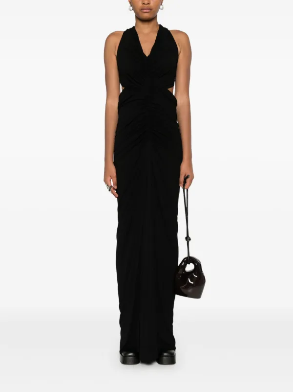 Rick Owens Lilies Vestido De Festa Poppy | Preto | FARFETCH BR
