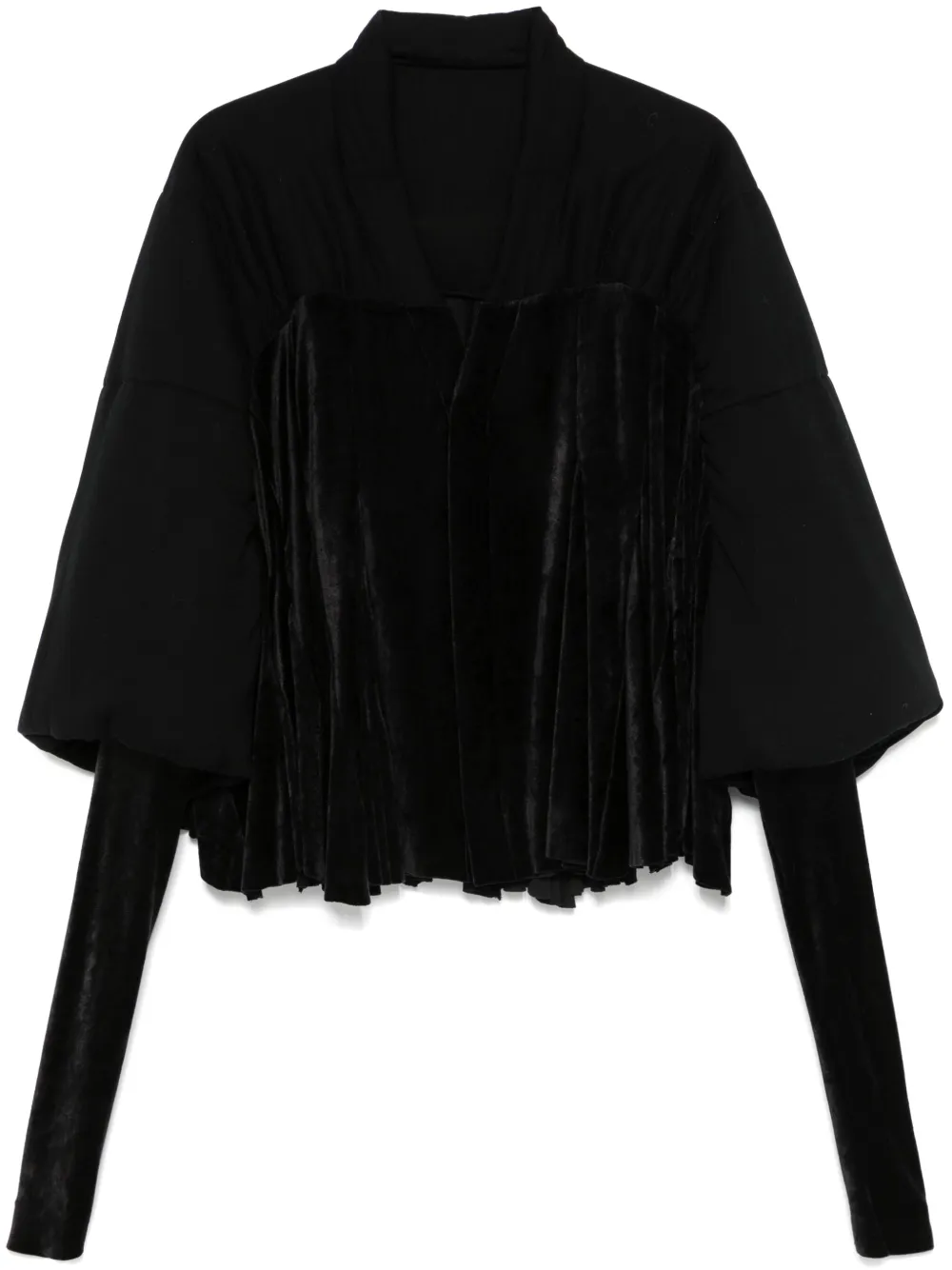 Rick Owens Lilies Duvetessa croped jacket - Black