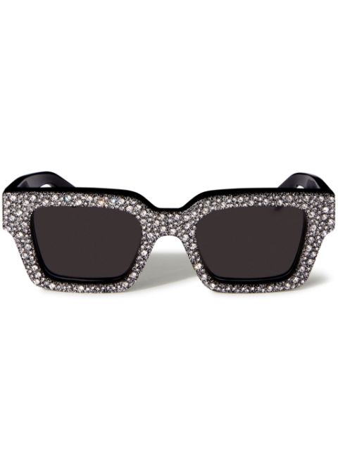 Off-White Virgil rhinestone-embellished sunglasses Men