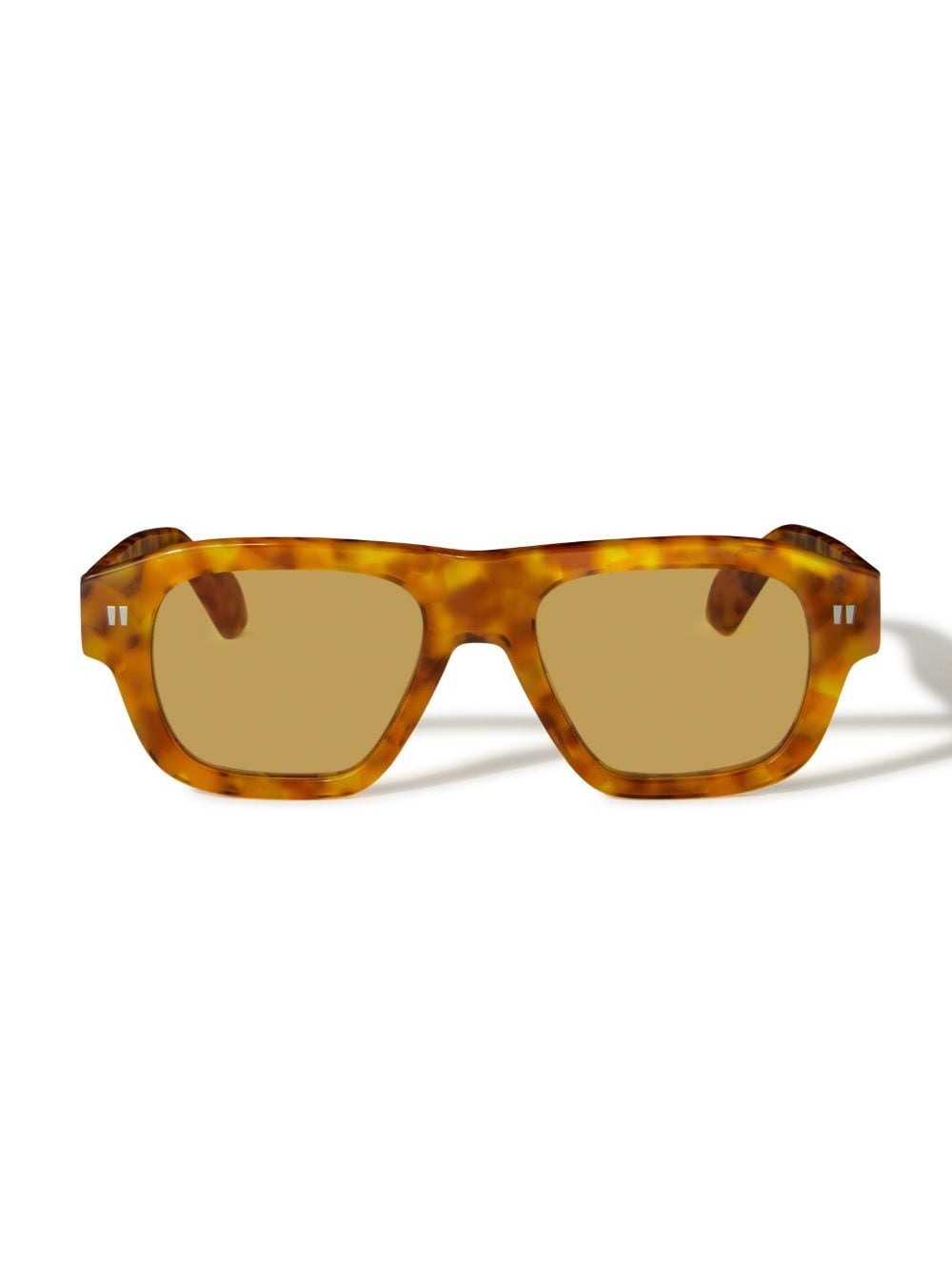 Shop Off-white Providence Sunglasses In Brown