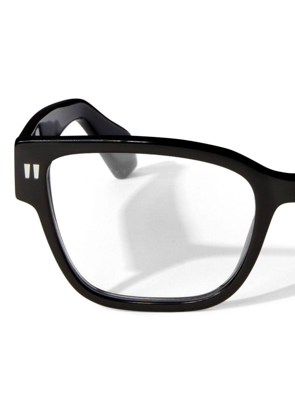 Shop Off-white Style 56 Glasses In Black