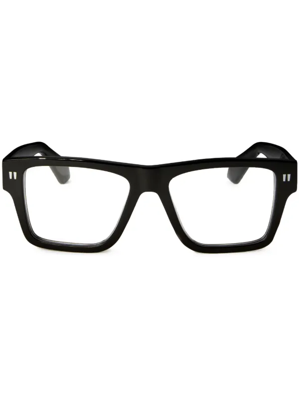 Off-White Eyewear Style 75 眼鏡フレーム | ブラック | FARFETCH JP