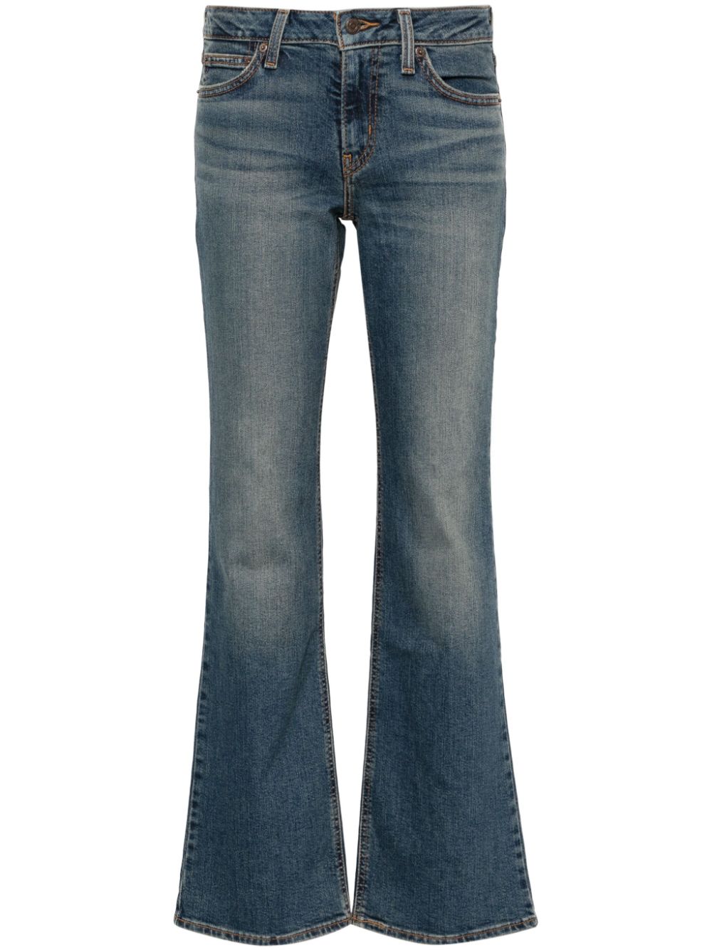 Levi s low rise Bootcut Jeans Blue FARFETCH CY