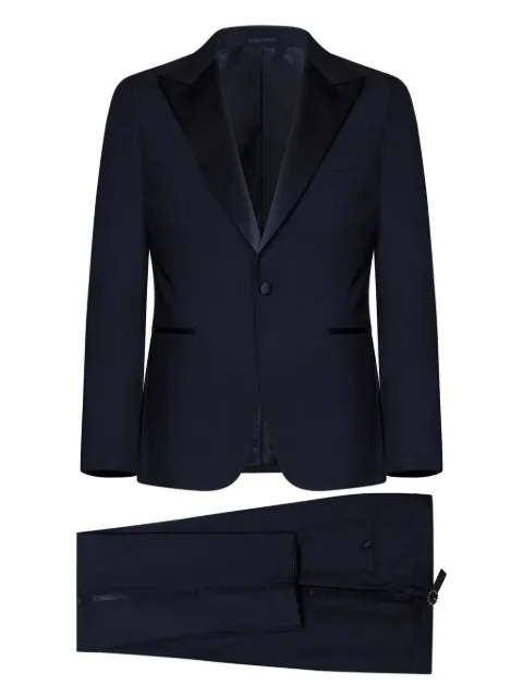 Low Brand satin-lapels single-button suit