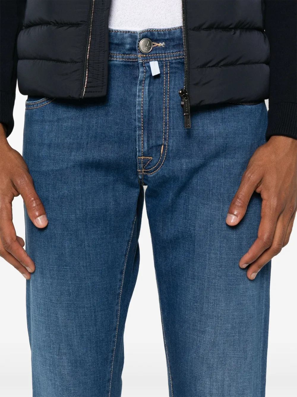 Sartoria Tramarossa Michelangelo Slim-cut Jeans In Brown