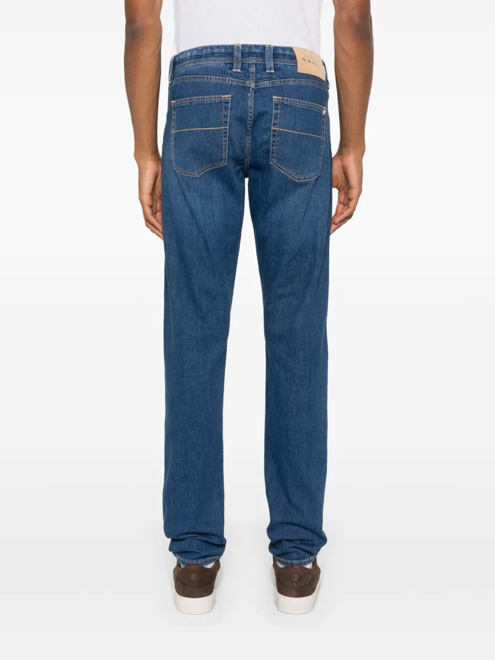 Sartoria Tramarossa Michelangelo Slim-cut Jeans In Brown