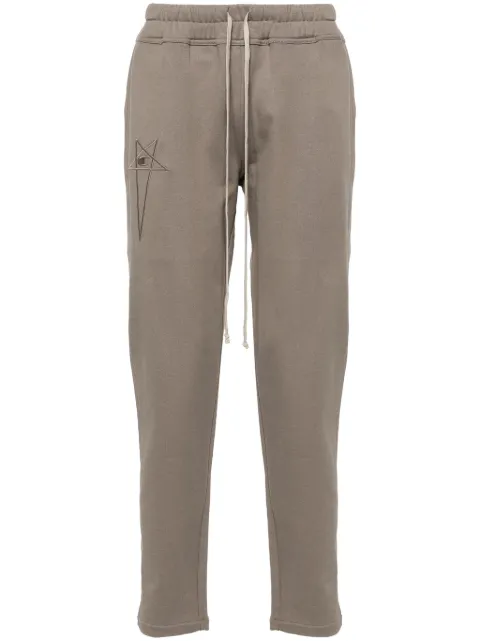 Rick Owens X Champion motif-embroidered cotton track pants 