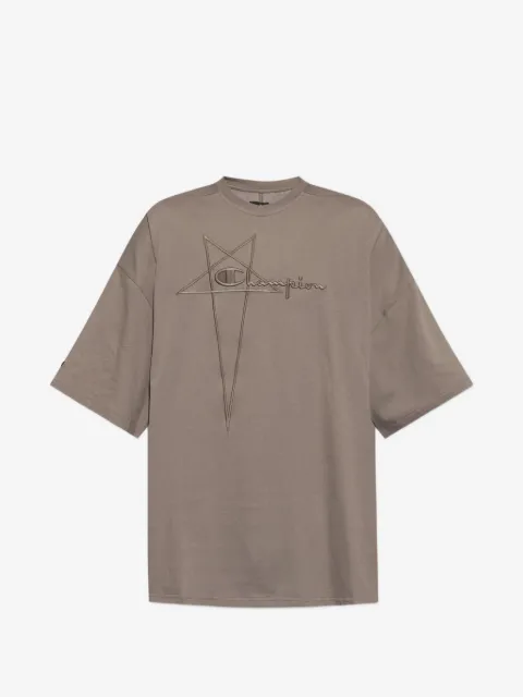 Rick Owens playera con logo bordado