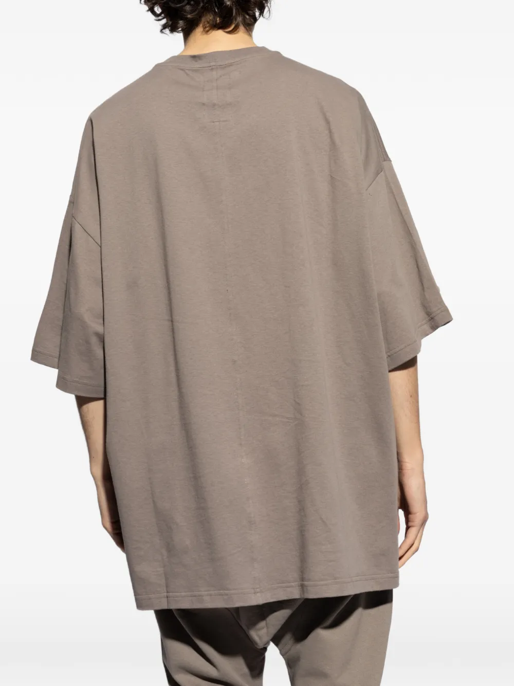 Rick Owens T-shirt met geborduurd logo Grijs