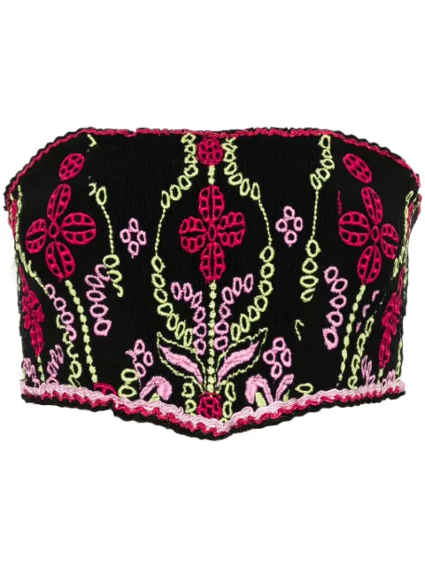 Charo Ruiz Ibiza Brooke embroidered top 