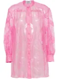 Charo Ruiz Ibiza Lumie balloon-sleeve lace shirt - Pink