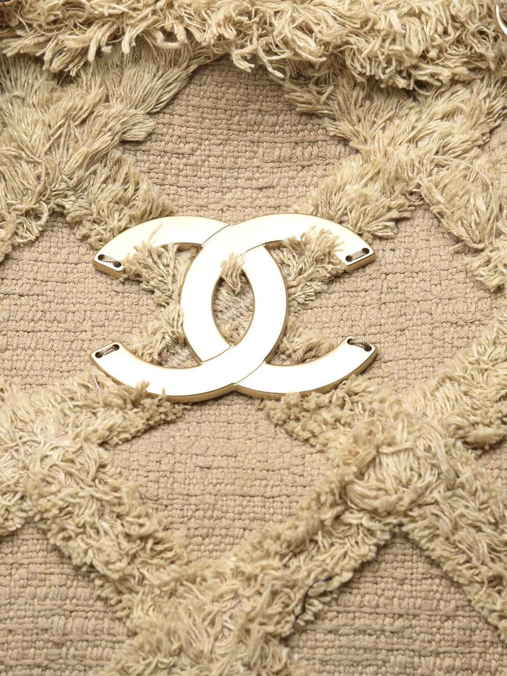 CHANEL CC tweed tote bag Women