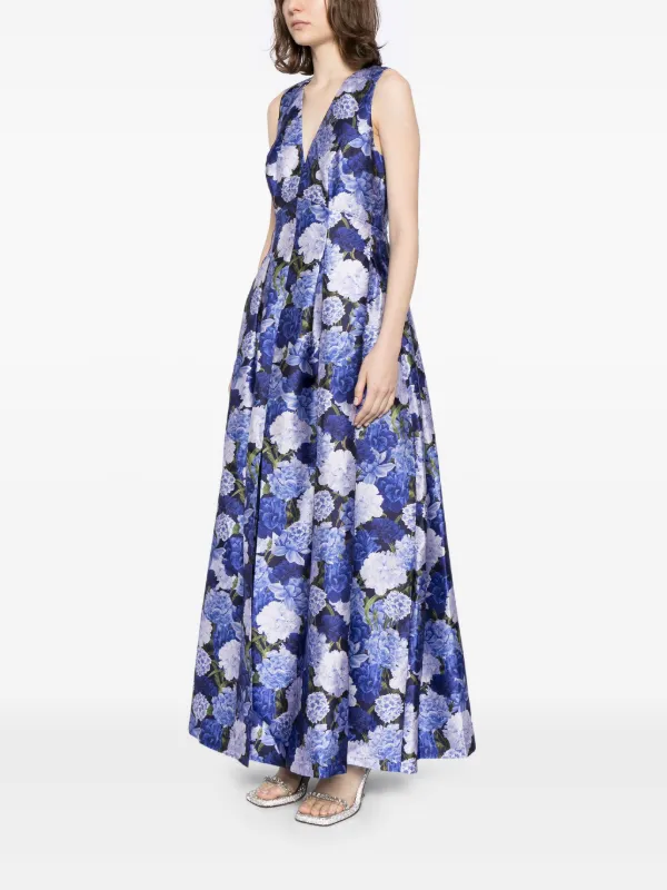 Sachin & Babi Brooke floral-print Maxi Dress | Blue | FARFETCH BH