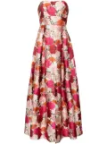 Sachin & Babi Giovanna floral-print dress - White